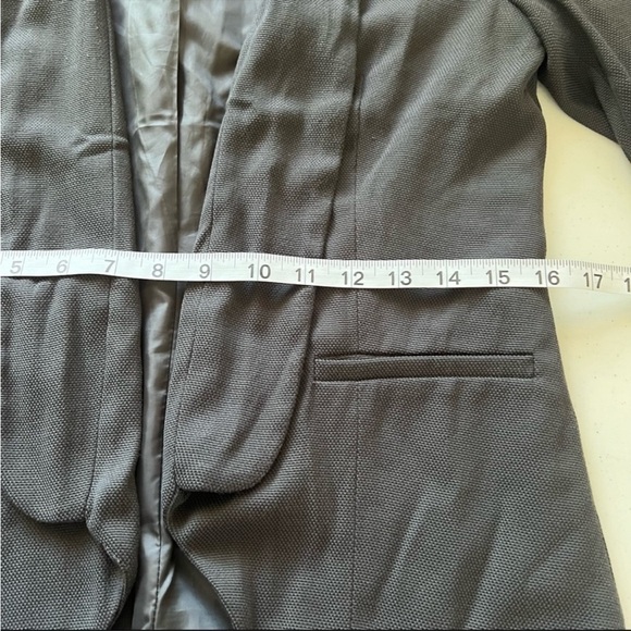 VTG RUSH blazer in gray textured jacquard size small - Picture 9 of 11